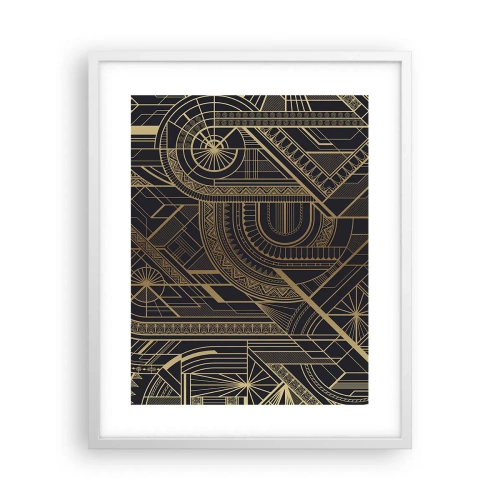 Affiche dans un cadre blanc - Poster - Concept, idée, plan - 40x50 cm