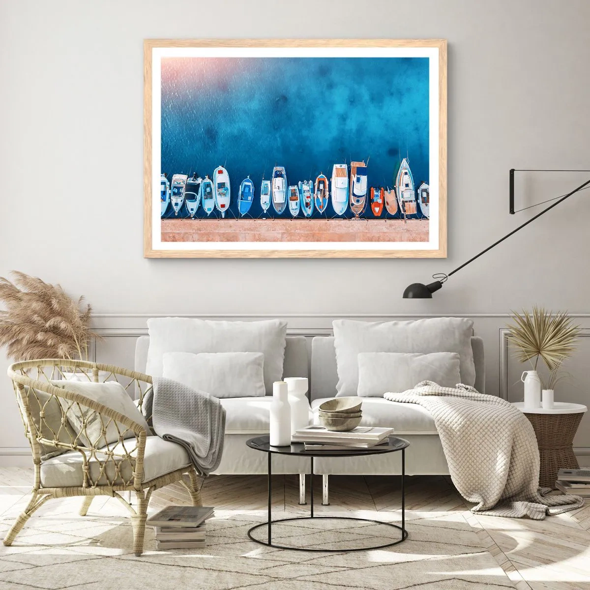 Affiche dans un chêne clair - Poster - En une seule fois - 50x40 cm