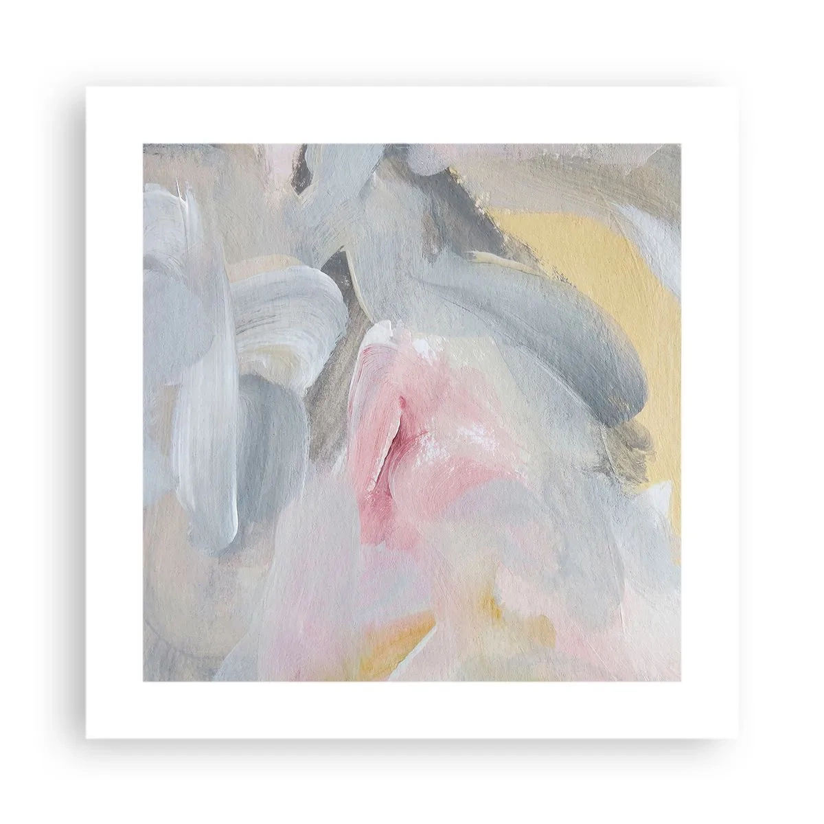 Affiche - Poster - Dans un monde pastel - 40x40 cm