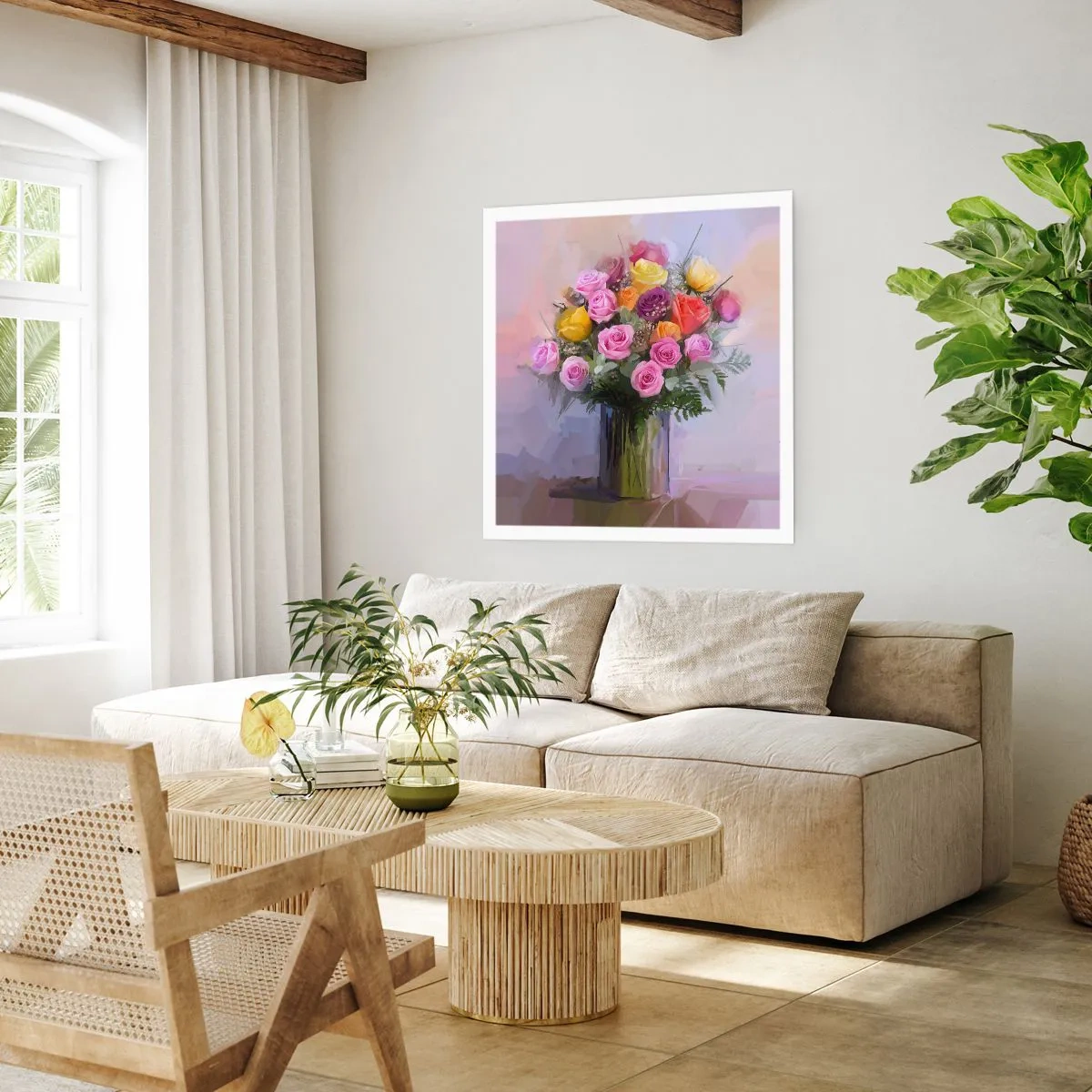 Affiche - Poster - Beauté conservée - 50x50 cm