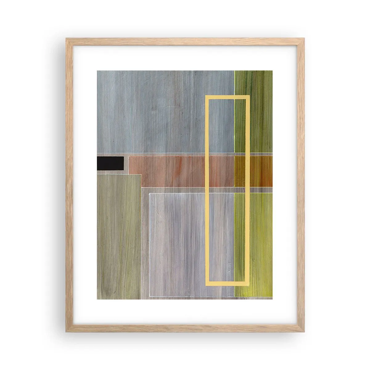 Affiche dans un chêne clair - Poster - Simple et calme - 40x50 cm