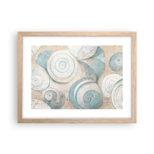 Affiche dans un chêne clair - Poster - Que cache la coque ? - 40x30 cm