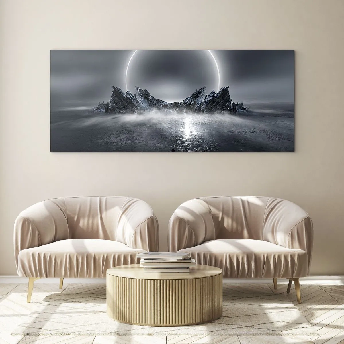 Impression sur verre - Image sur verre - La fin de l'histoire - 100x40 cm