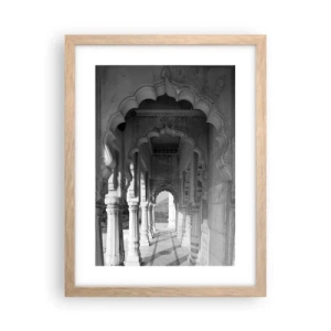 Affiche dans un chêne clair - Poster - Les contes de fées orientaux se déroulent ici - 30x40 cm