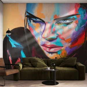 Papier Peint Photo Standard Eco - Le coeur sauvageon - Femme, Portrait d'une femme, Fille - 300x210 cm