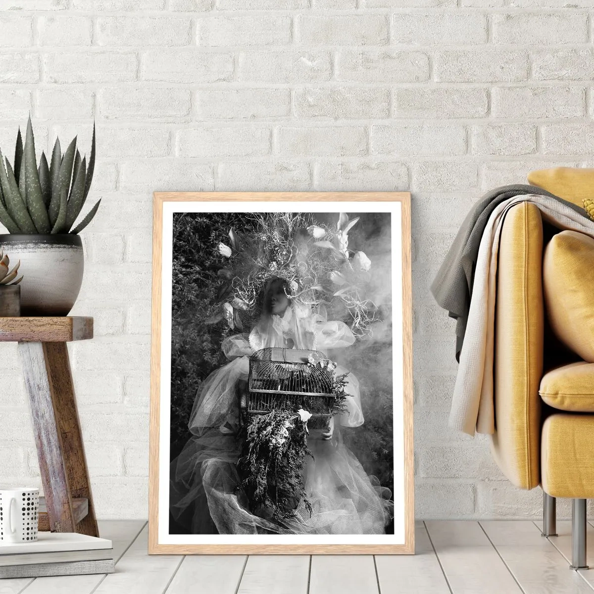 Affiche dans un chêne clair - Poster - Tout simplement Mère Nature - 70x100 cm