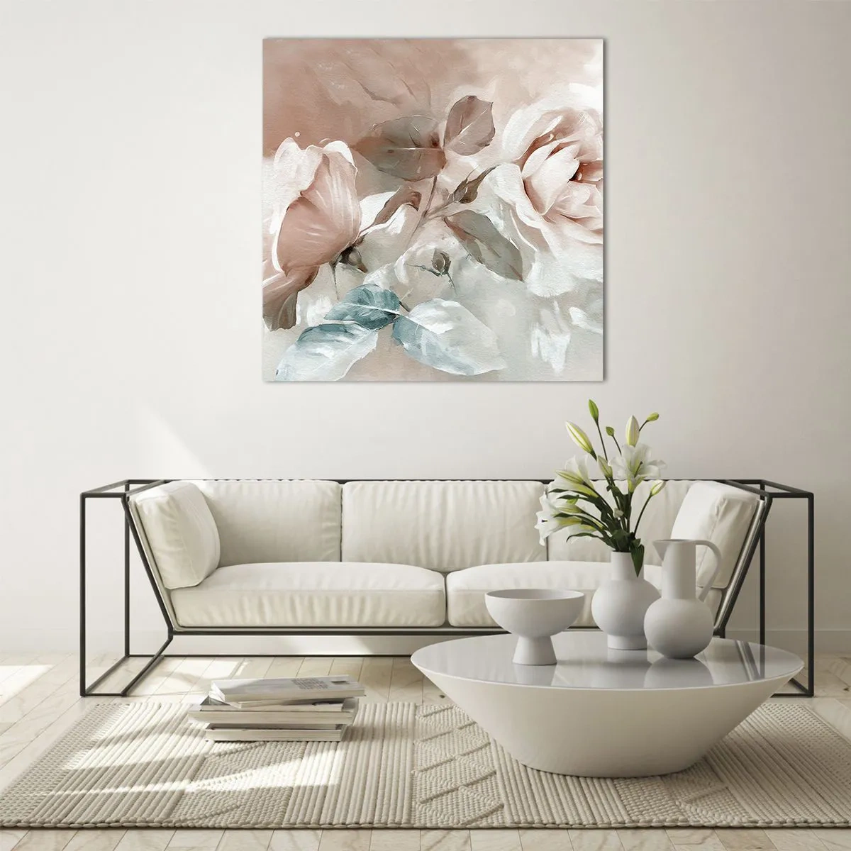 Impression sur verre - Image sur verre - L'esprit du romantisme - 30x30 cm