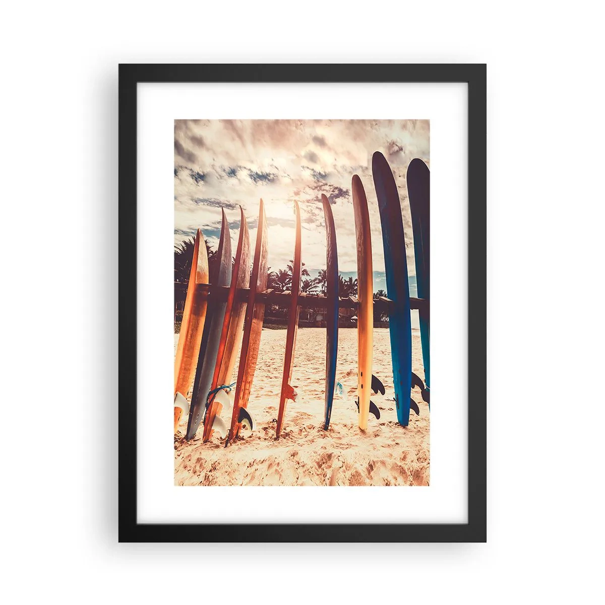 Affiche dans un cadre noir - Poster - Bonne nuit, à demain - 30x40 cm