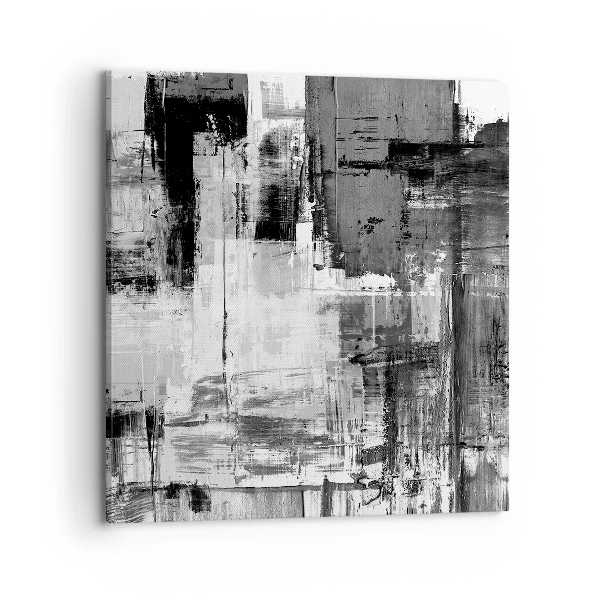 Impression sur toile - Image sur toile - Le gris est beau - 70x70 cm