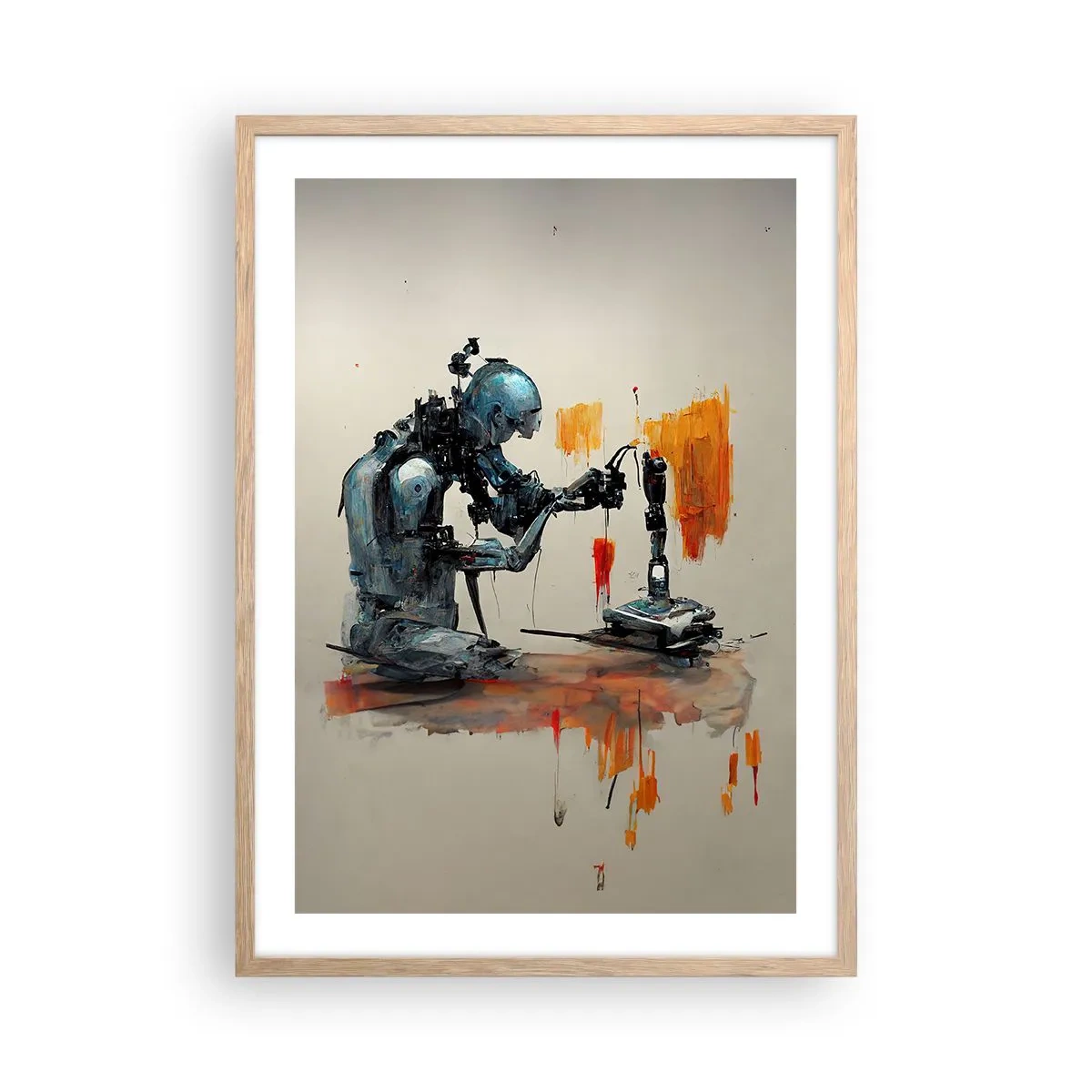 Affiche dans un chêne clair - Poster - Déjà demain… - 50x70 cm