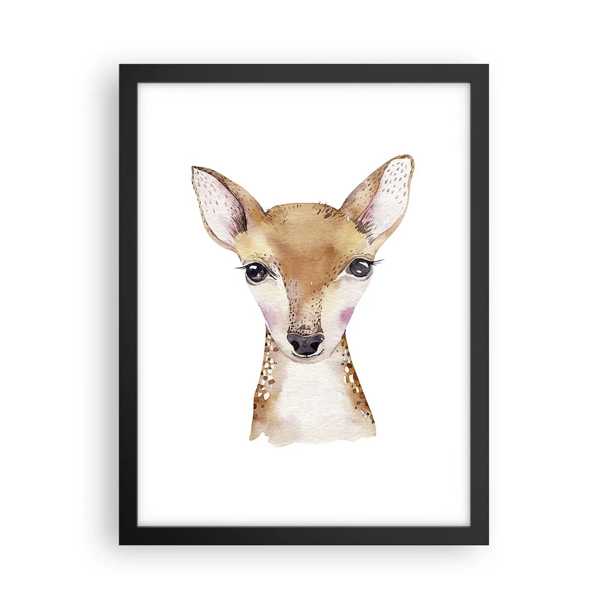 Affiche dans un cadre noir - Poster - L'innocence de la nature - 30x40 cm