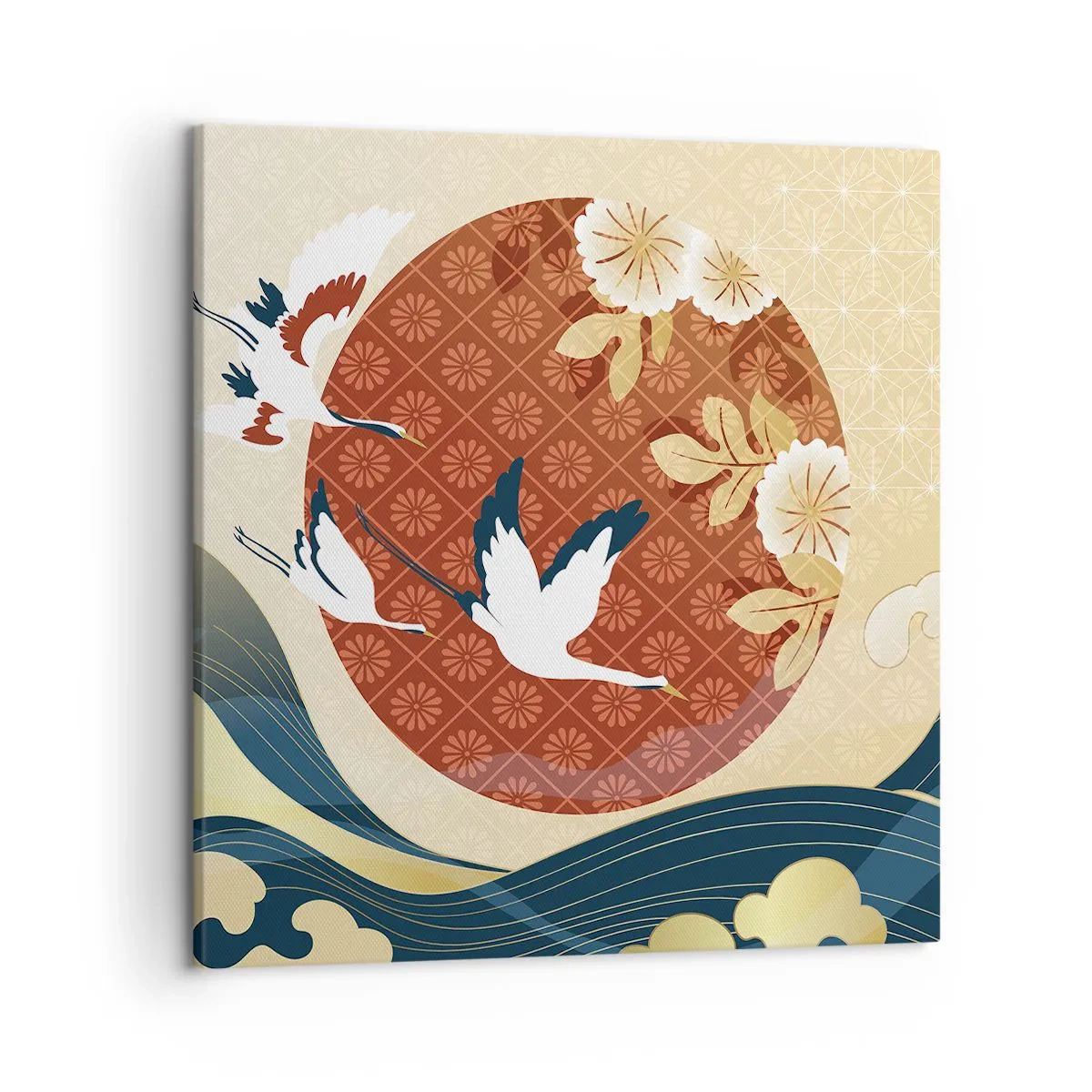 Impression sur toile - Image sur toile - Conte japonnais - 50x50 cm
