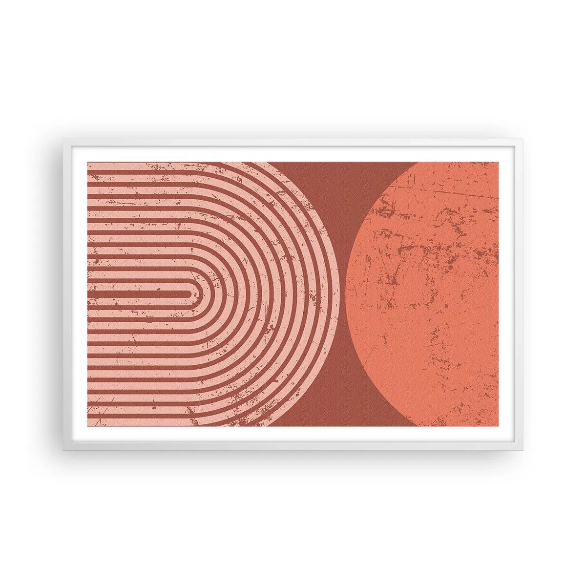 Affiche dans un cadre blanc - Poster - Une relation proche - 91x61 cm