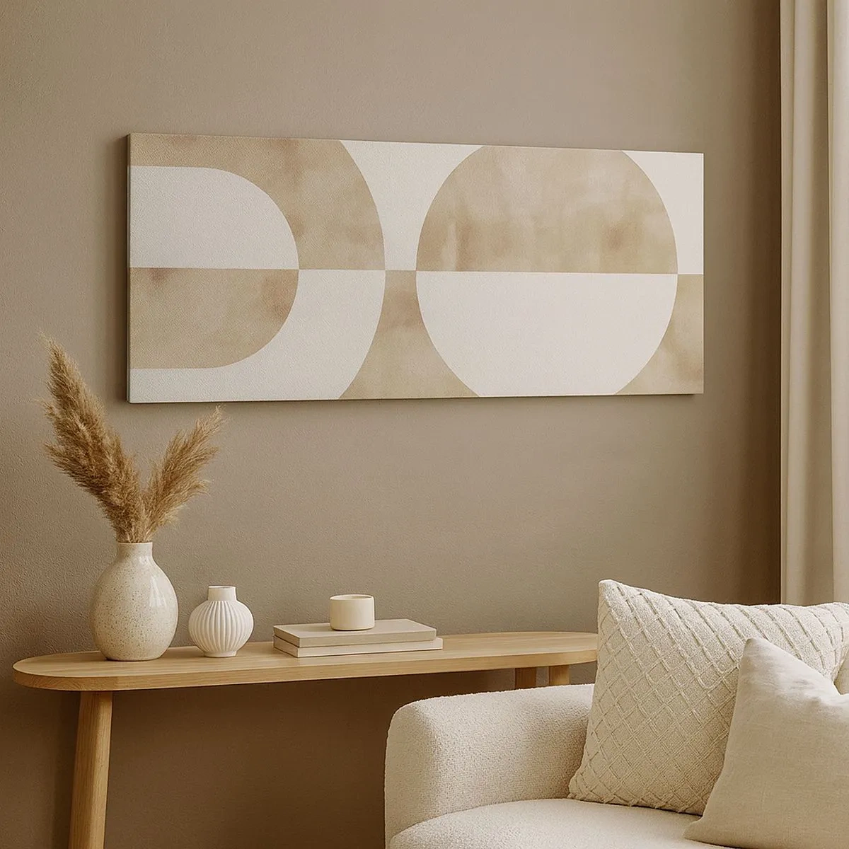 Impression sur toile - Image sur toile - Similitudes et différences - 100x40 cm