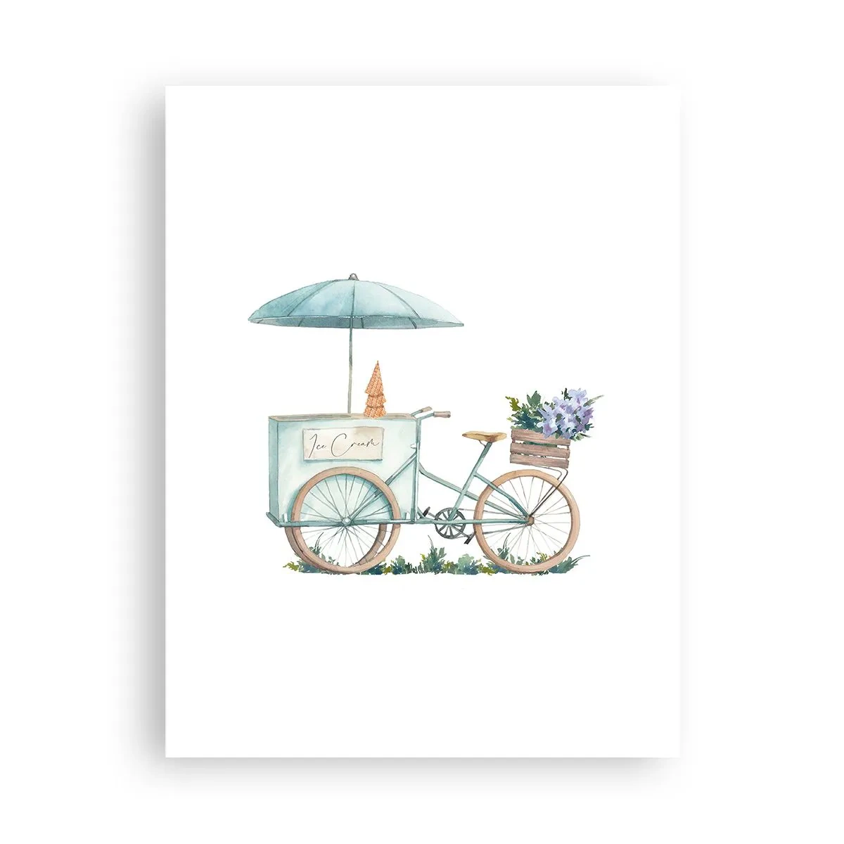 Affiche - Poster - Doux souvenir d'été - 30x40 cm