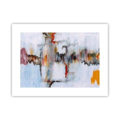 Affiche - Poster - Un bâton sur l'eau - 40x30 cm