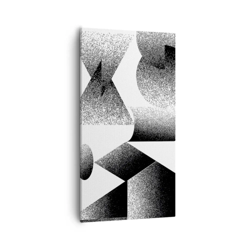 Impression sur toile - Image sur toile - Angles et ovales - 55x100 cm
