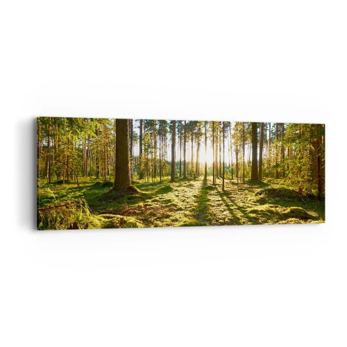 Impression sur toile - Image sur toile - … Derrière les sept forêts - 90x30 cm