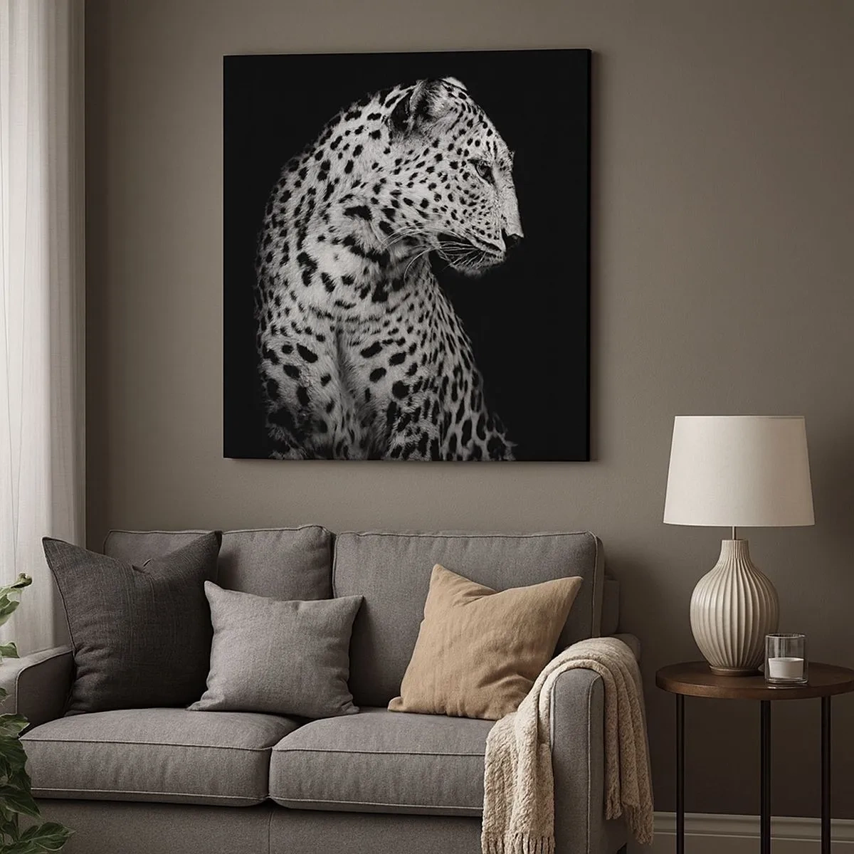 Impression sur toile - Image sur toile - Presque un profil parfait! - 30x30 cm