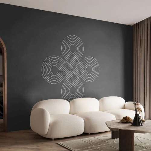 Papier Peint Photo Premium Canvas - Dans l'âme celtique - Abstraction, Morceau, Minimalisme - 150x105 cm