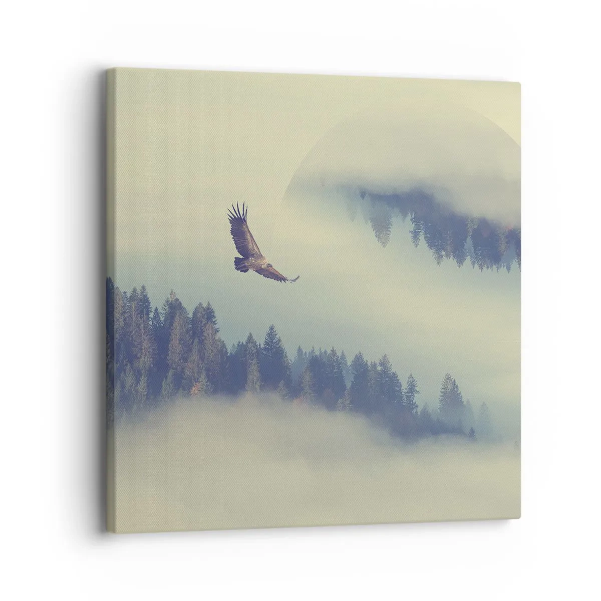 Impression sur toile - Image sur toile - J'ai vu l'ombre d'un aigle - 30x30 cm