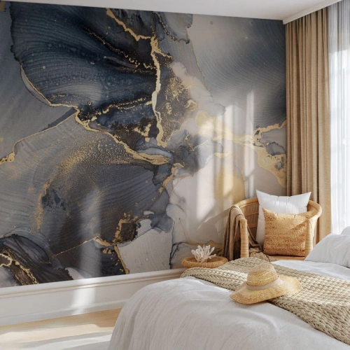 Papier Peint Photo Premium Sand - La vie de la pierre - Abstraction, Morceau, Art moderne - 350x256 cm