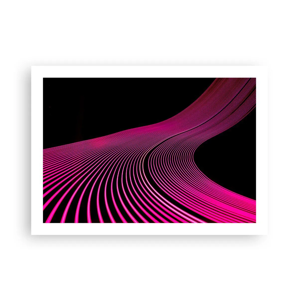 Affiche - Poster - Avenue de lumière - 70x50 cm