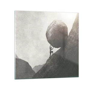 Impression sur verre - Image sur verre - Je crois contre tout espoir - 30x30 cm