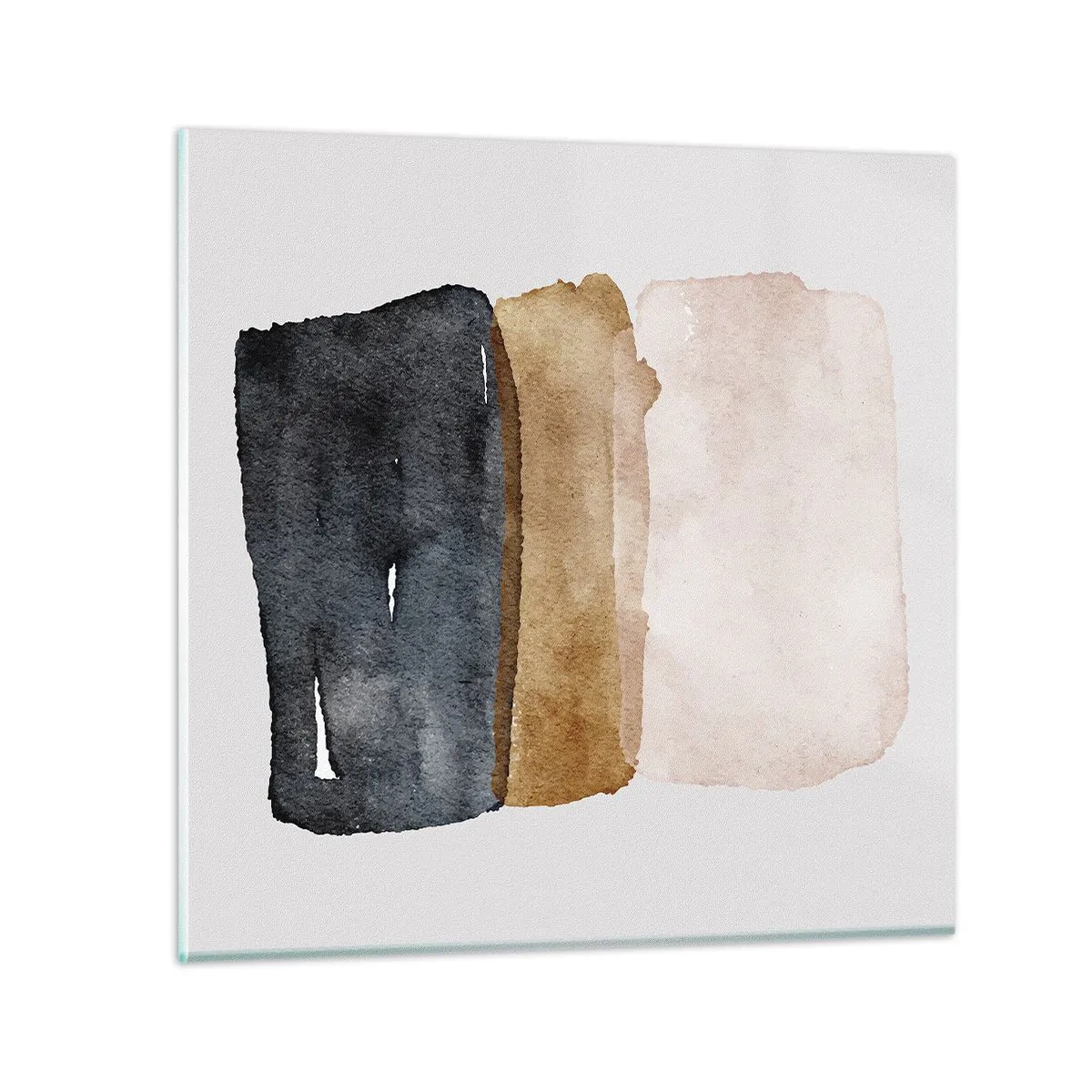 Impression sur verre - Image sur verre - Composition de couleurs de la terre - 50x50 cm