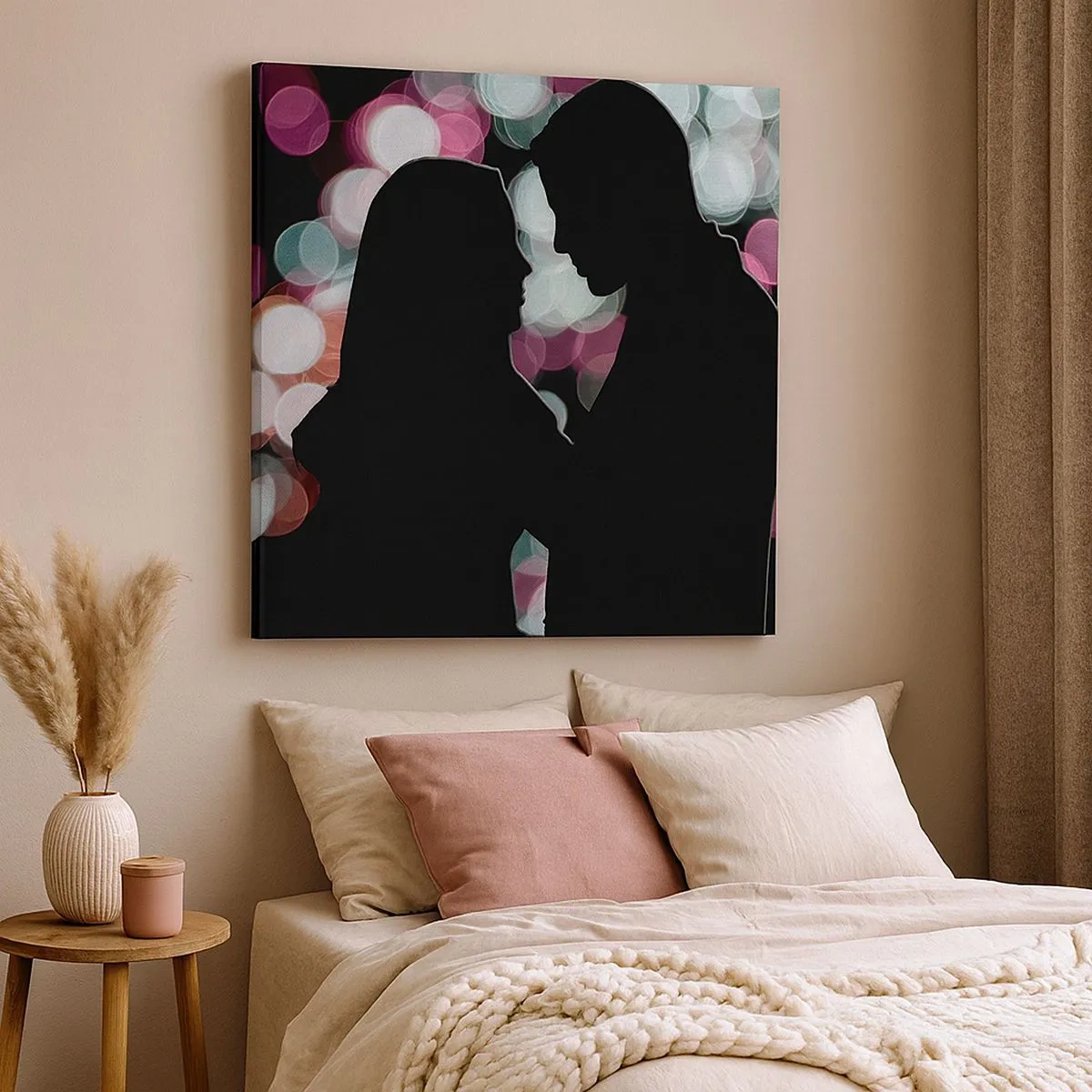 Impression sur toile - Image sur toile - Oui! - 30x30 cm