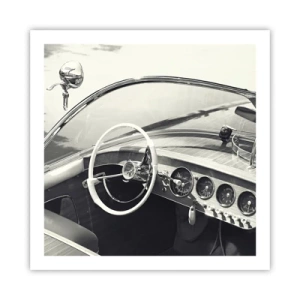 Affiche - Poster - Temps pour riche - 60x60 cm