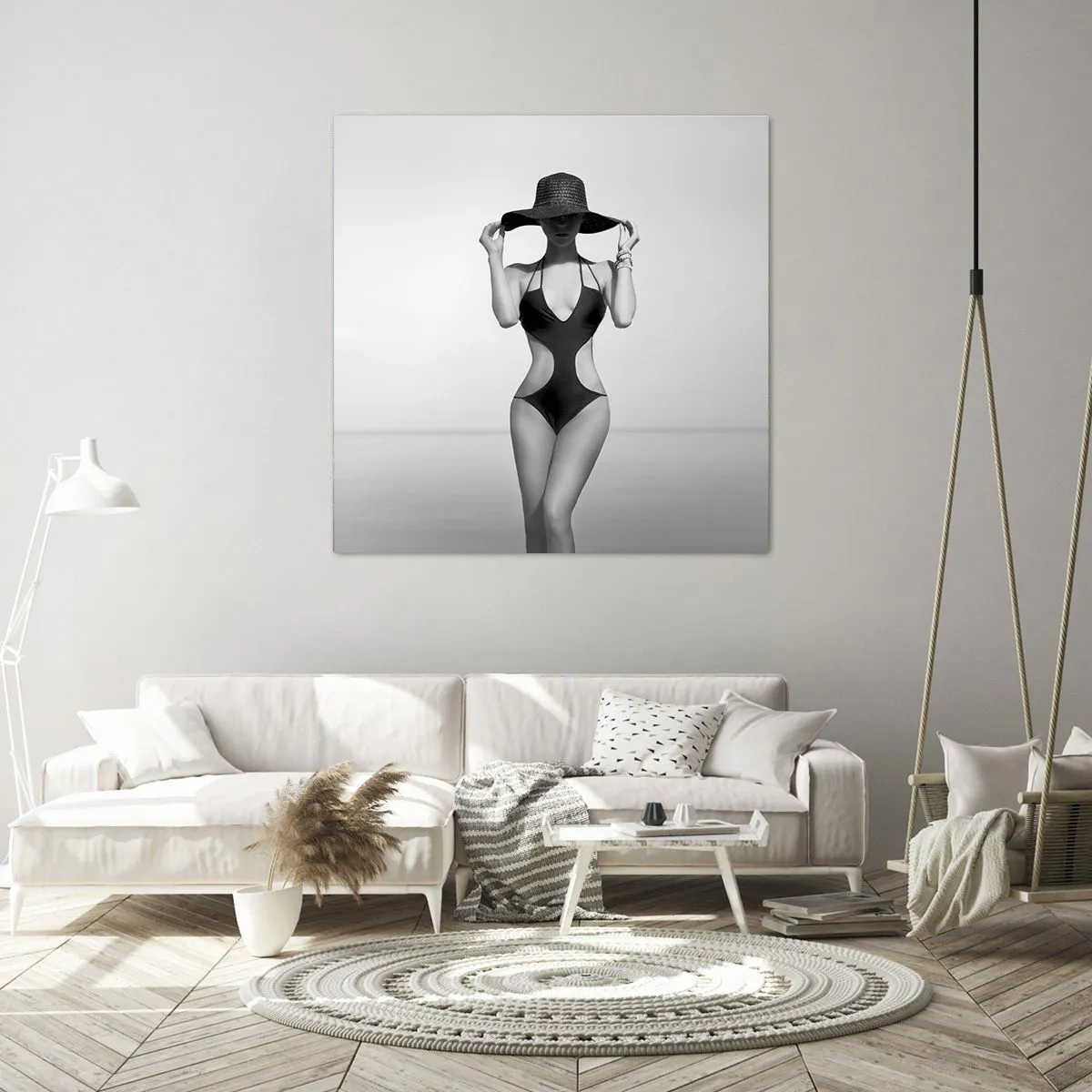 Impression sur toile - Image sur toile - Mon prénom? Élégance - 40x40 cm