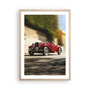 Affiche dans un chêne clair - Poster - Plus belle que Nike de Samothrace - 50x70 cm