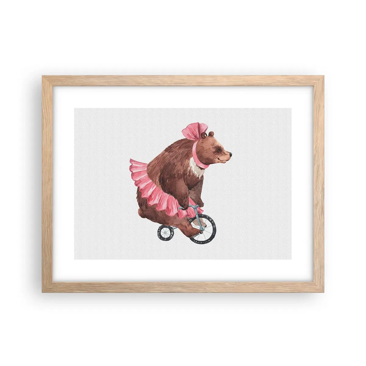 Affiche dans un chêne clair - Poster - Quel cirque ! - 40x30 cm