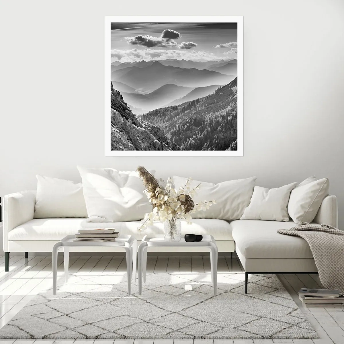 Affiche - Poster - Jusqu'à l'horizon - 30x30 cm