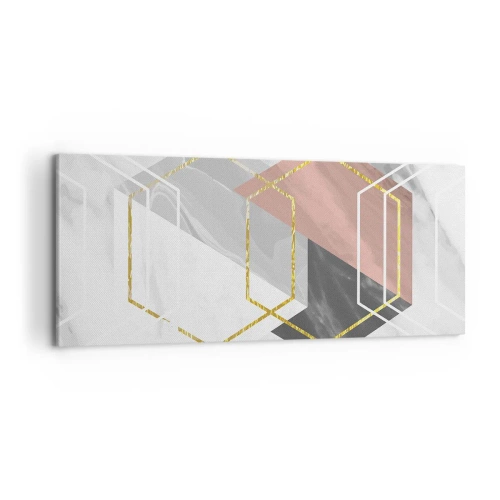 Impression sur toile - Image sur toile - Composition en chaîne - 100x40 cm