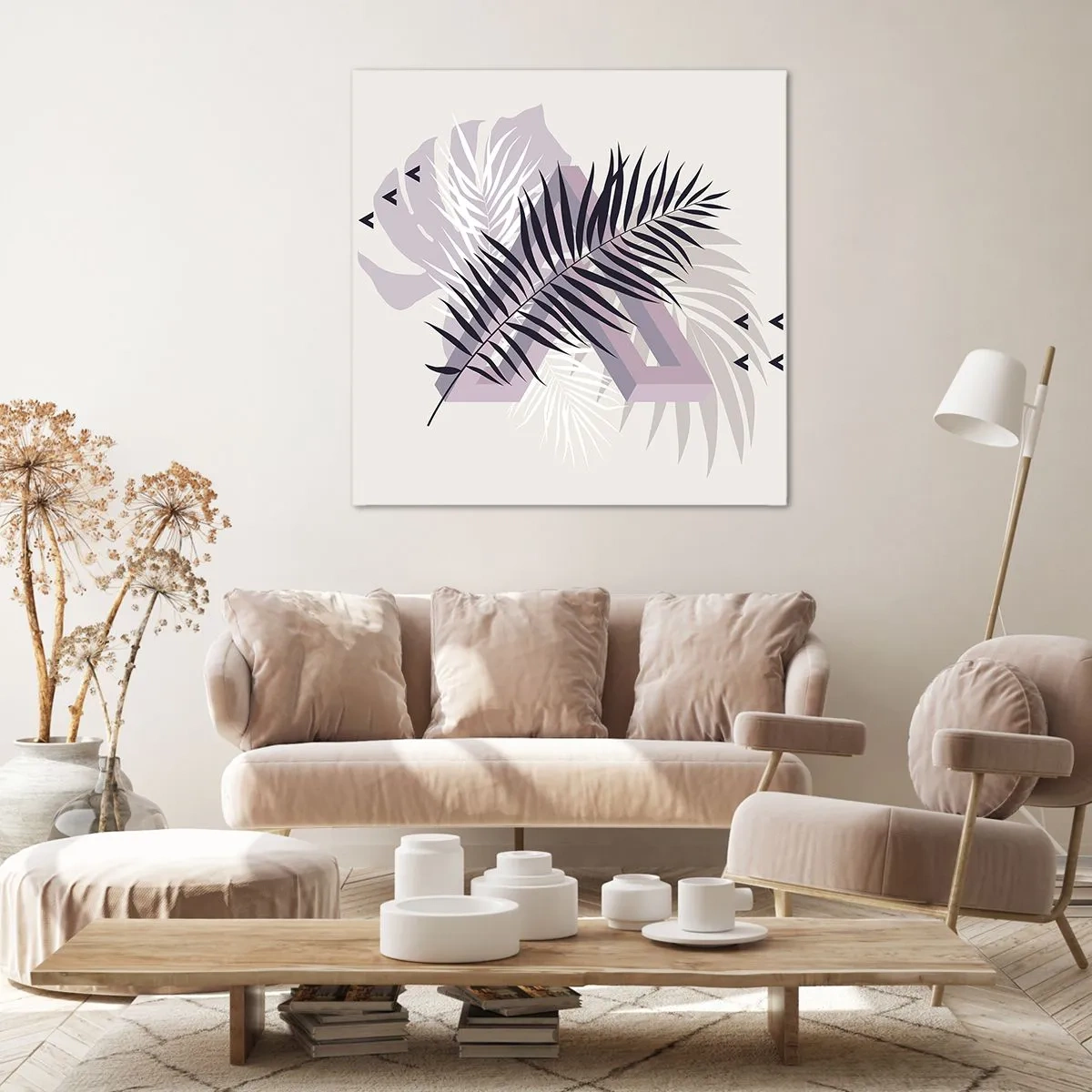 Impression sur toile - Image sur toile - L'ombre de l'obscurité - 70x70 cm