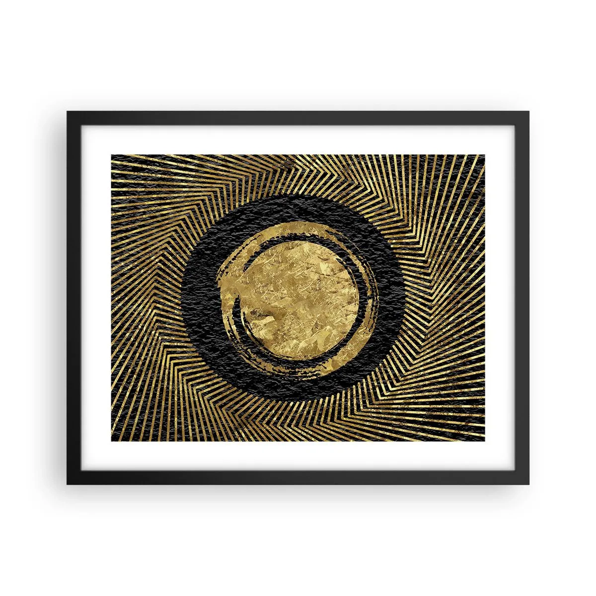 Affiche dans un cadre noir - Poster - Composition glamour - 50x40 cm