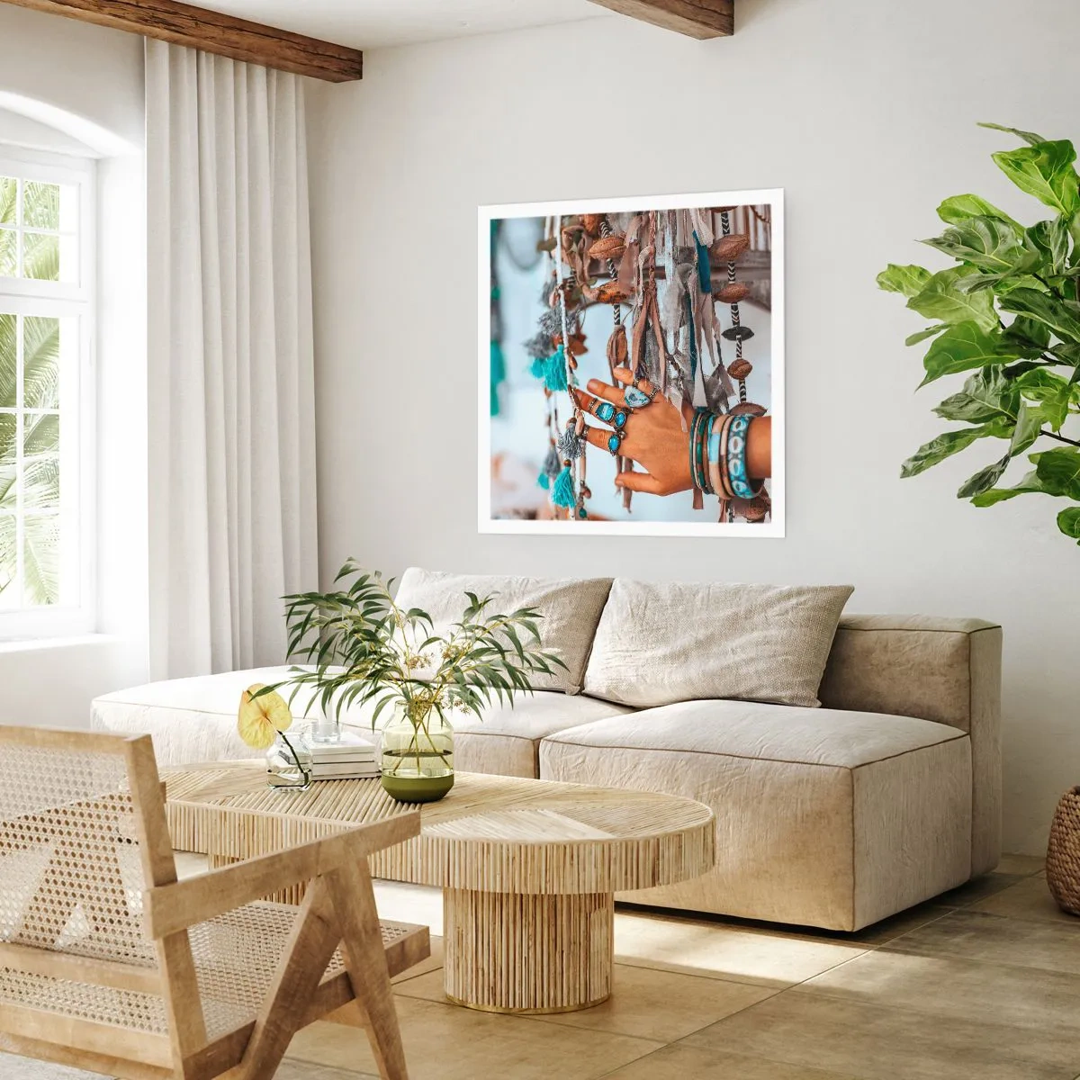 Affiche - Poster - Trésor local - 60x60 cm