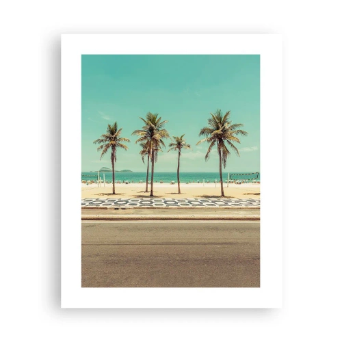 Affiche - Poster - Gardien de plage - 40x50 cm