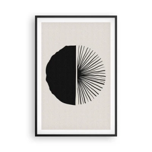 Affiche dans un cadre noir - Poster - Une gamme de possibilités - 61x91 cm