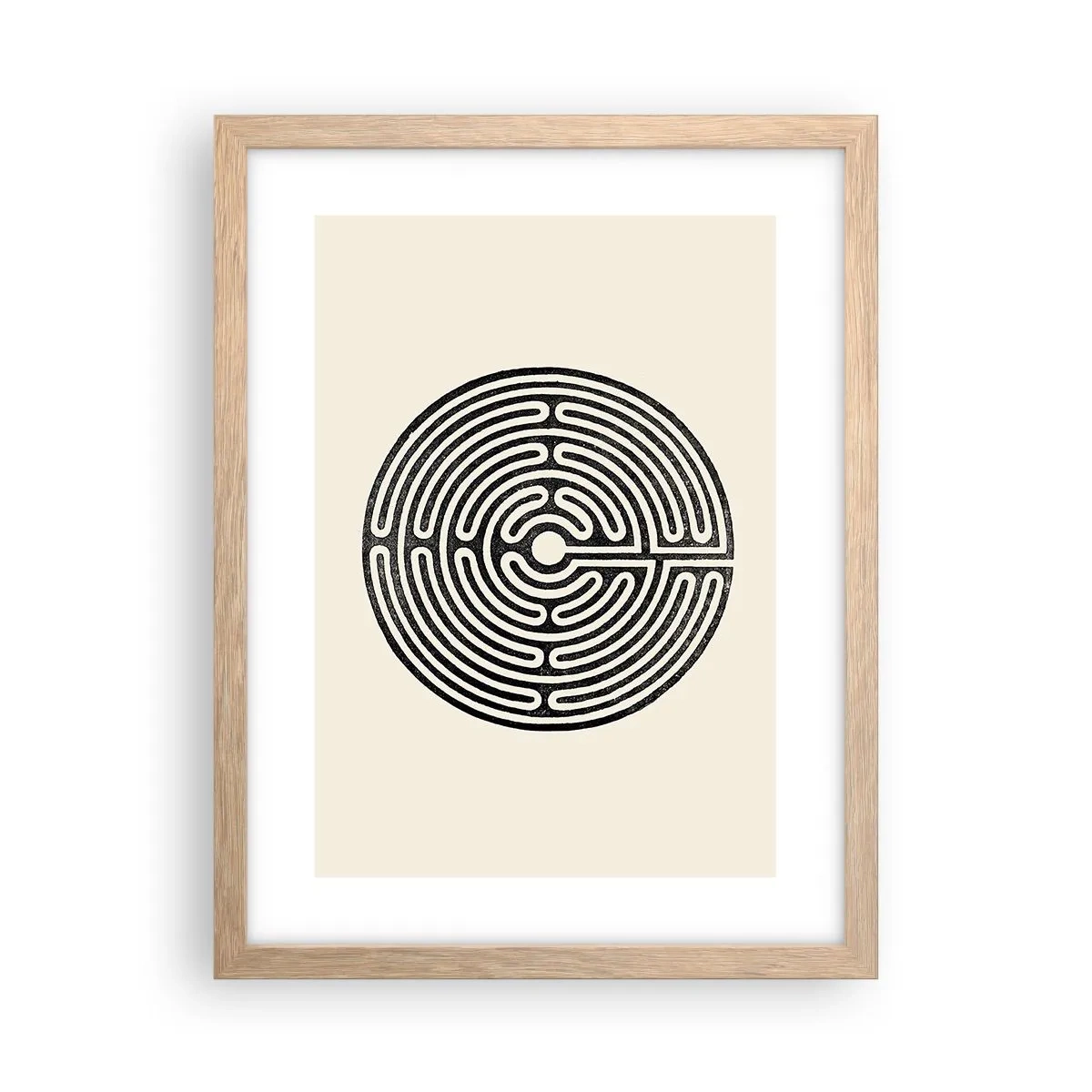 Affiche dans un chêne clair - Poster - Ordre mystérieux - 30x40 cm