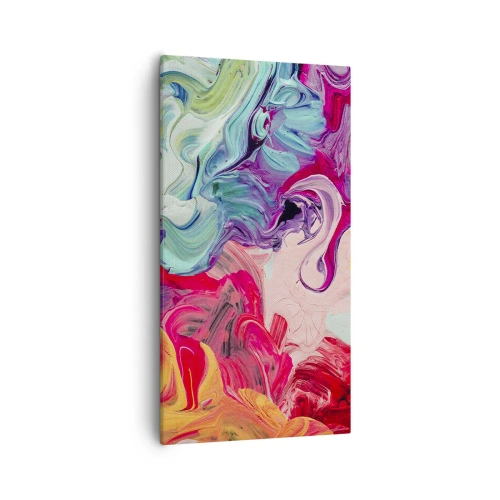 Impression sur toile - Image sur toile - La naissance des couleurs - 55x100 cm