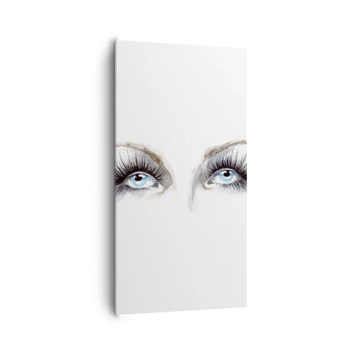 Impression sur toile - Image sur toile - Yeux d'ange? - 65x120 cm