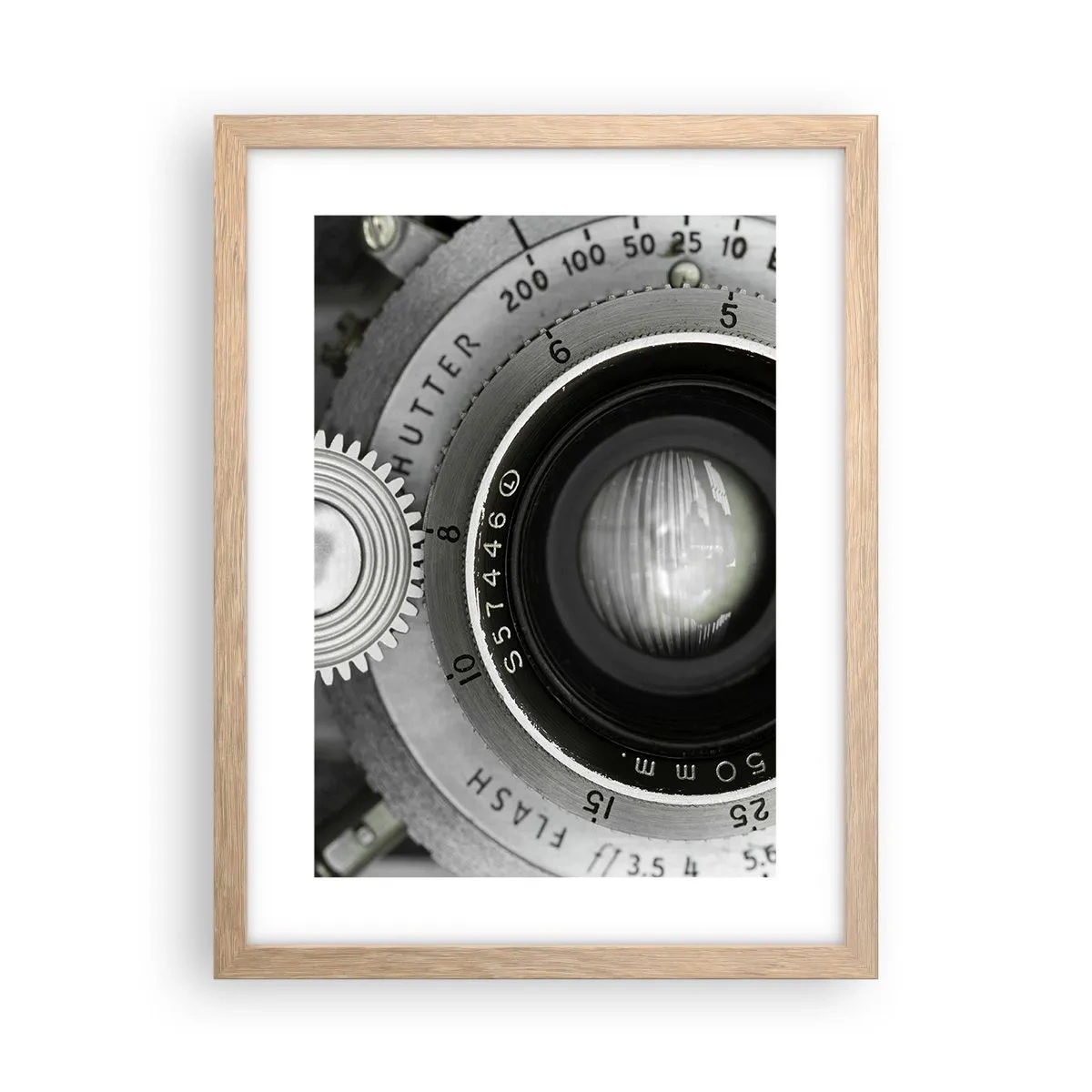 Affiche dans un chêne clair - Poster - Histoire d'Hollywood - 30x40 cm