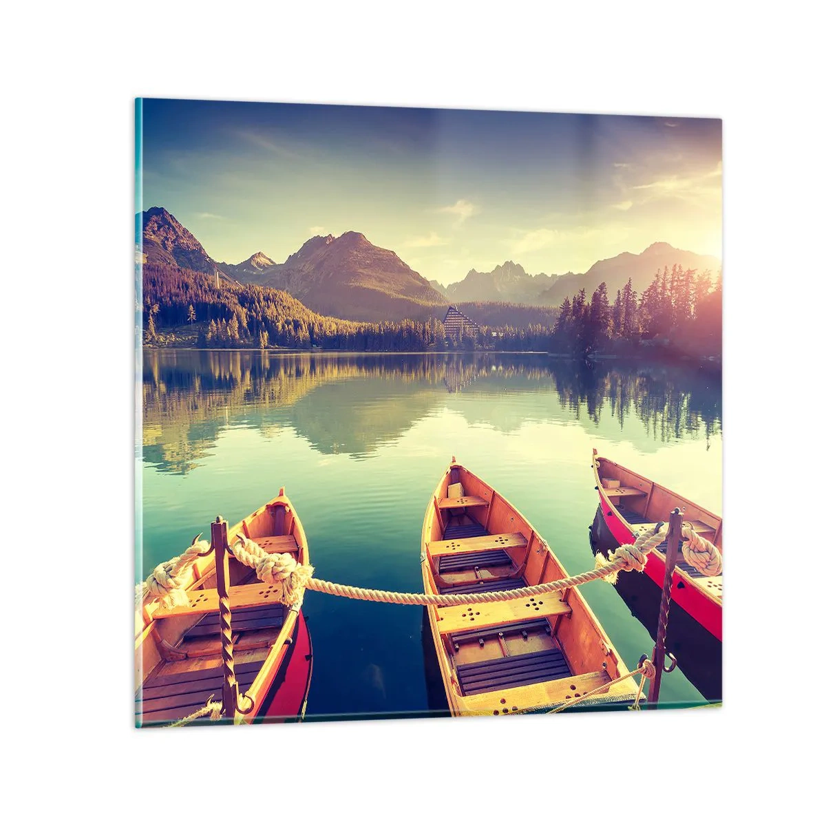 Impression sur verre - Image sur verre - Vivre selon ses règles - 60x60 cm