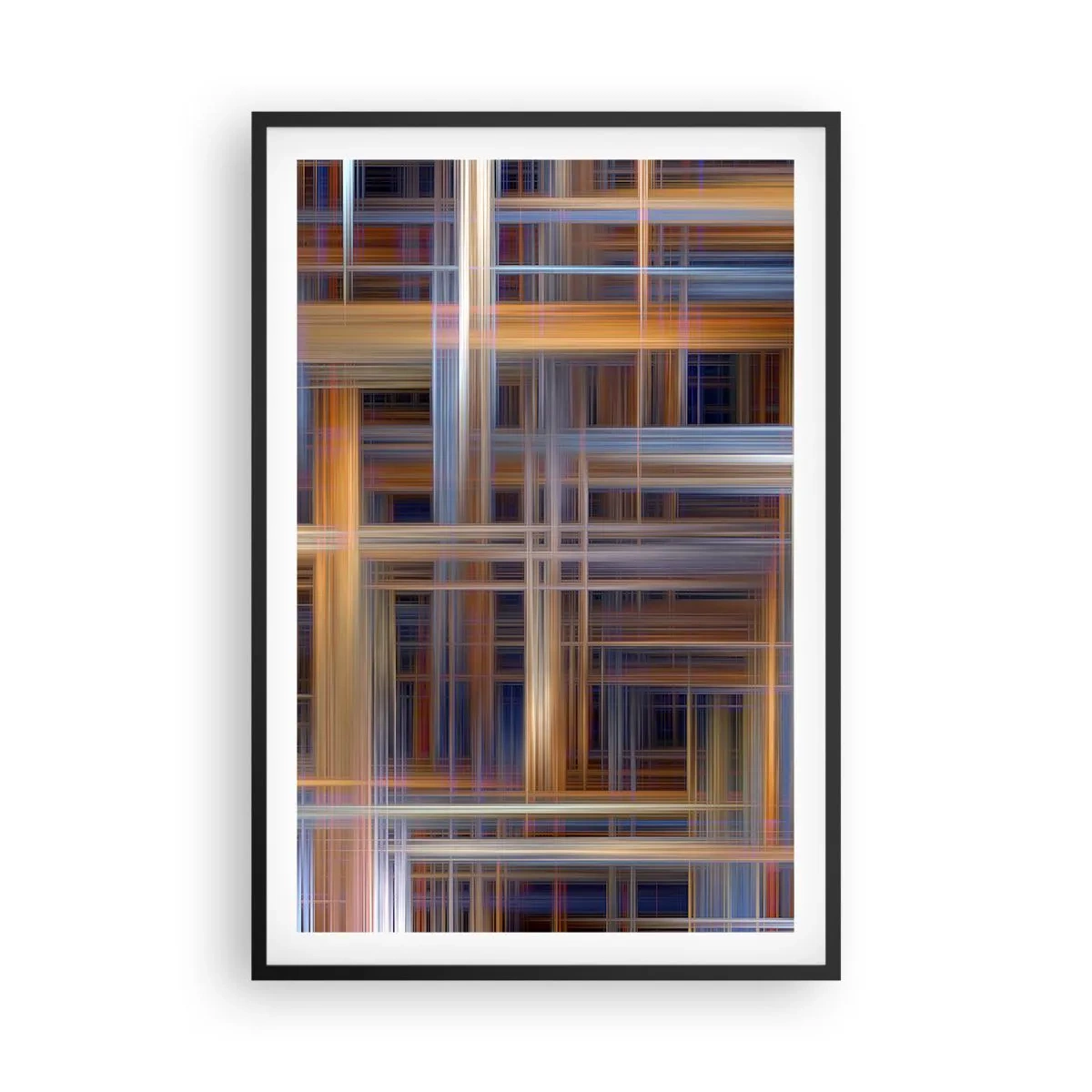 Affiche dans un cadre noir - Poster - Tissé de lumière - 61x91 cm