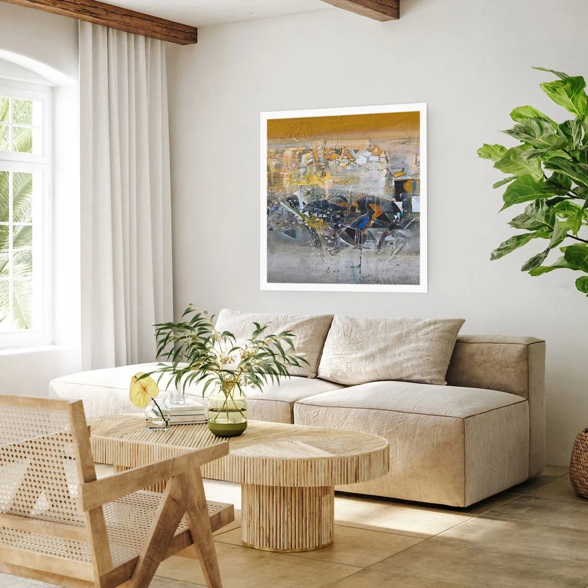 Affiche - Poster - Tout se met en place - 40x40 cm