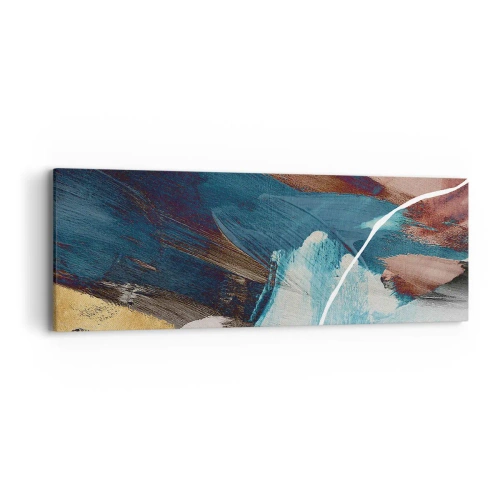 Impression sur toile - Image sur toile - Avec panache et énergie - 90x30 cm