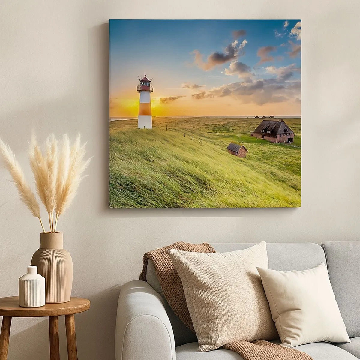 Impression sur toile - Image sur toile - Entre les vagues - 30x30 cm